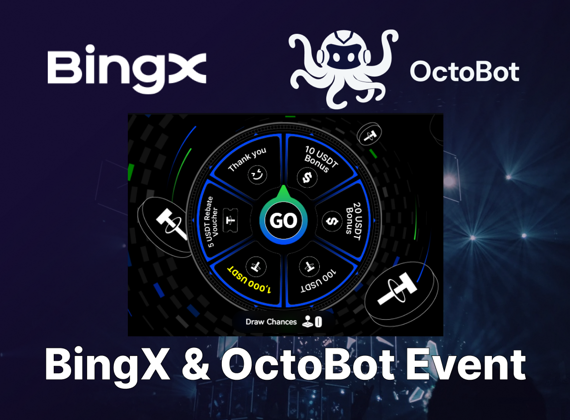 bingx and octobot wheel of fortune event with 1000 usdt to earn