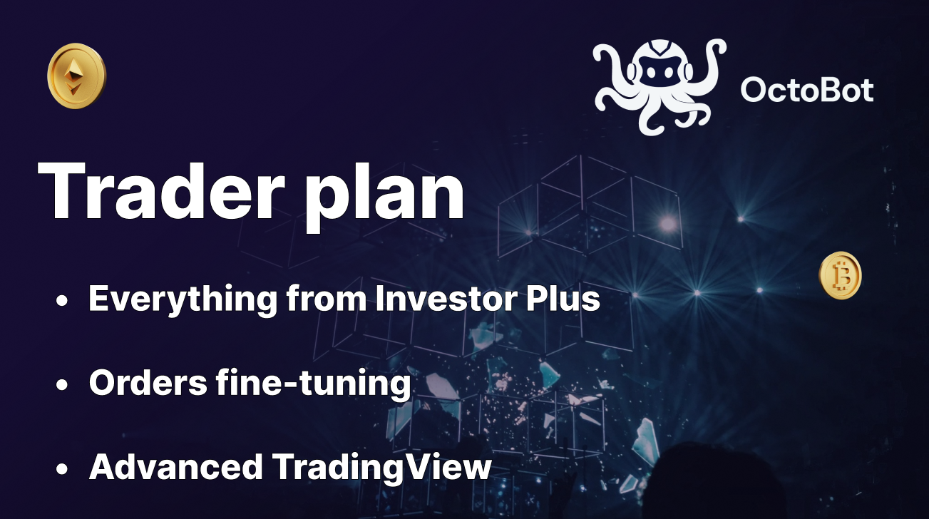 octobot trading plan announcement with TradingView automations and advanced coins trading
